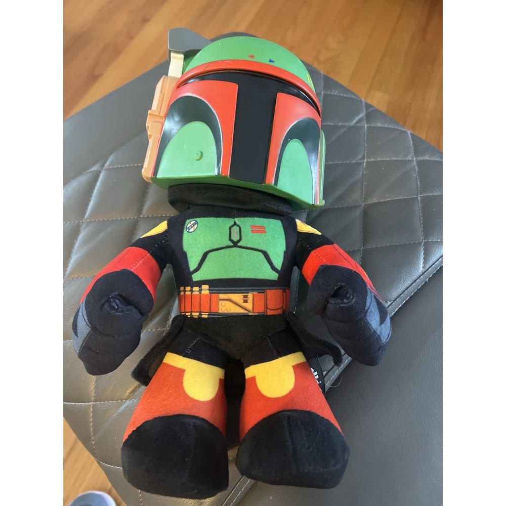 Star Wars Boba Fett Talking Plush Disney Voice Box Not Working Stuffed Toy